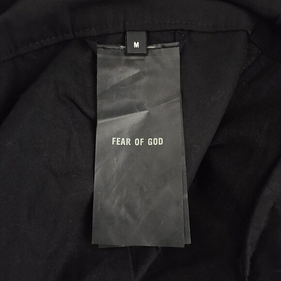 NWT! Fear of God Sixth Collection Men's Black Snap Cargo Pants - Med 34 x 30 - Picture 9 of 10
